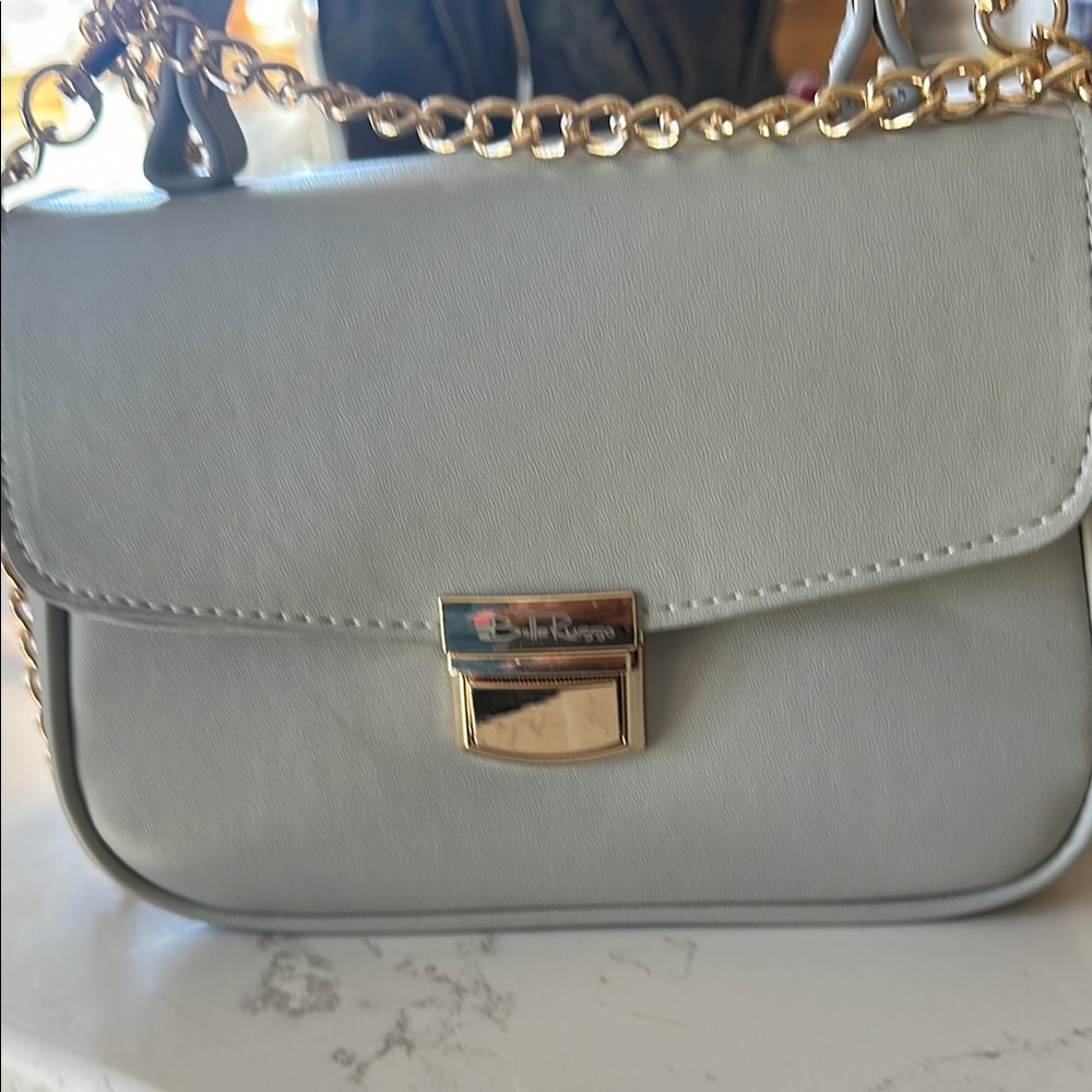 Bella Russo Gray Shoulder Bag
